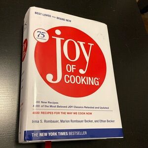 75th anniversary edition Joy of Cooking cookbook Irma Rombauer hard cover